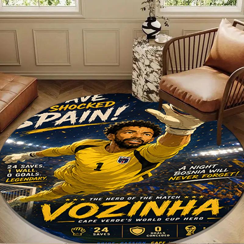 Vozinha Celebration Round mat Home Decor, Chair rug For livingroom,Bedroom, doormat home decor Birthday Gift Christmas Gifts