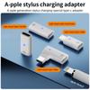 FONKEN Adapter do ładowania rysika do Apple Pencil pierwszej generacji typu C do złącza Lightning ze wskaźnikiem świetlnym
