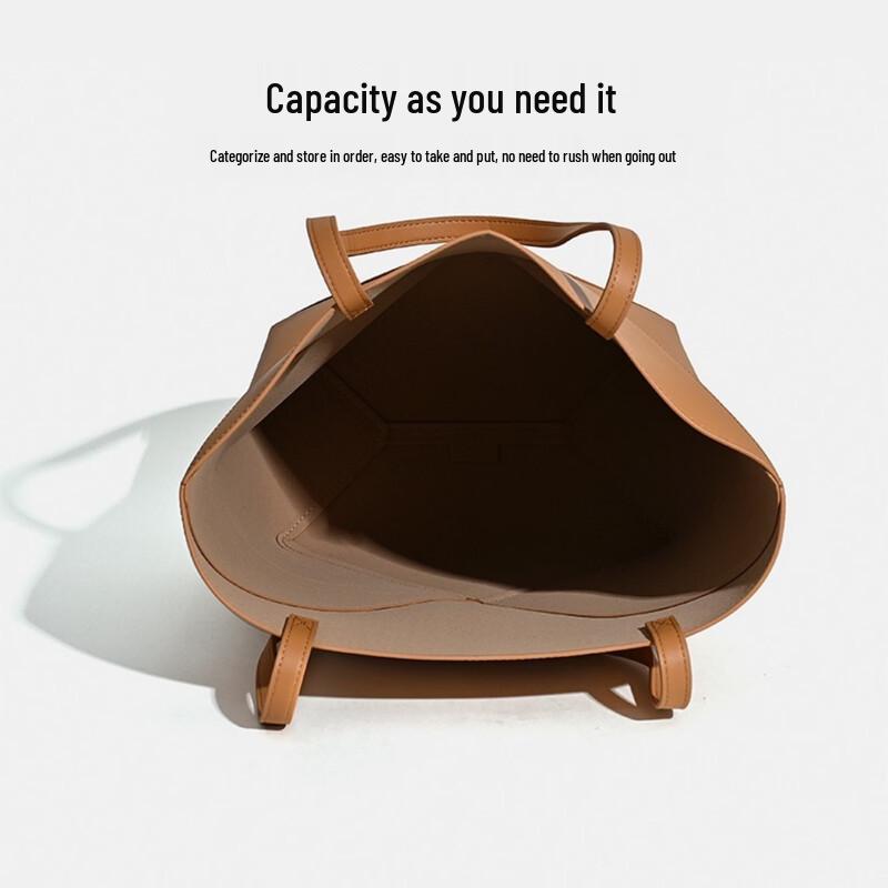 Douxiaozhu Puzzle Geometrická Deformovatelná Hovězí Kůže Skládací Tote Taška přes Rameno