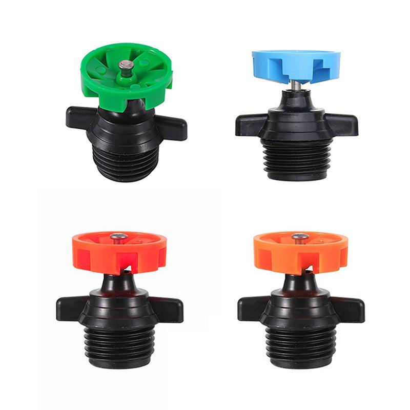 5Pcs 360 Degree Rotating Watering Nozzle 1/2" Male Thread Automatic Rotation Sprinkler Garden Lawn Flower Vegetable Irrigation
