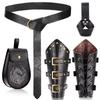 Mittelalterliches Wikingergürtel Dampf Armband Renaissance Vintage Bauchtasche Halloween Cosplay Verkleidungszubehör