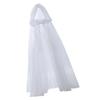 Sheer Hooded Cape For Halloween Costumes Lightweight Breathable Mesh Cloak Party Decorations Halloween Costume Accessory
