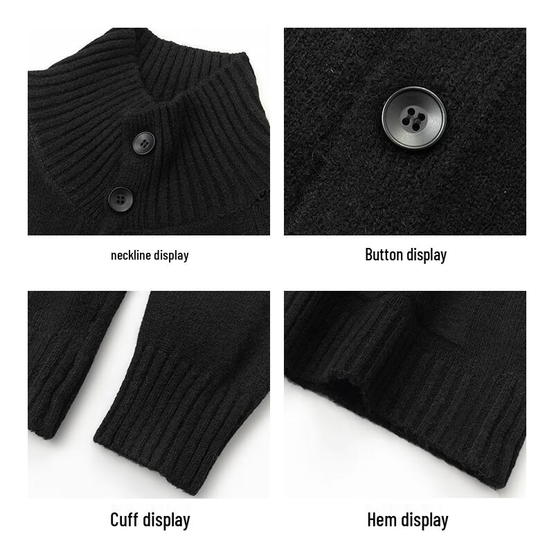 MiiOW Men's Oversized Knit Cardigan