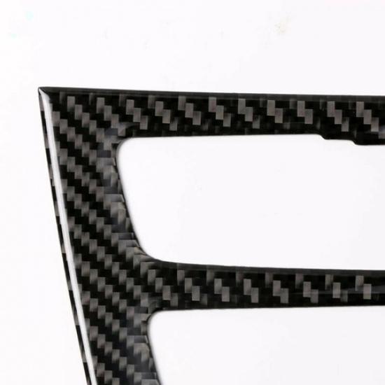 Real Carbon Fiber Auto car CD AC Panel Decoration sticker For BMW F20 2012-2015