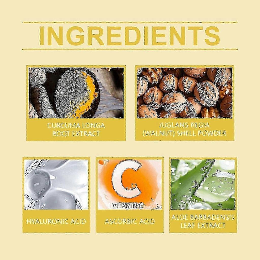 Turmeric Exfoliating Facial Scrub, Gently Repair Dead Skin Exfoliating Bright And Smooth Skin