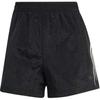 Originals Atlanta Comfortable Versatile Solid Color Striped Elastic Waist Mid Rise Casual Shorts Women Shorts Black IW5505