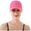 HGGE Womens Criss Cross Ponytail Baseball Cap High Messy Bun Ponycap Trucker Hat Quick Drying Mesh Dad Hat for Outdoor Sports