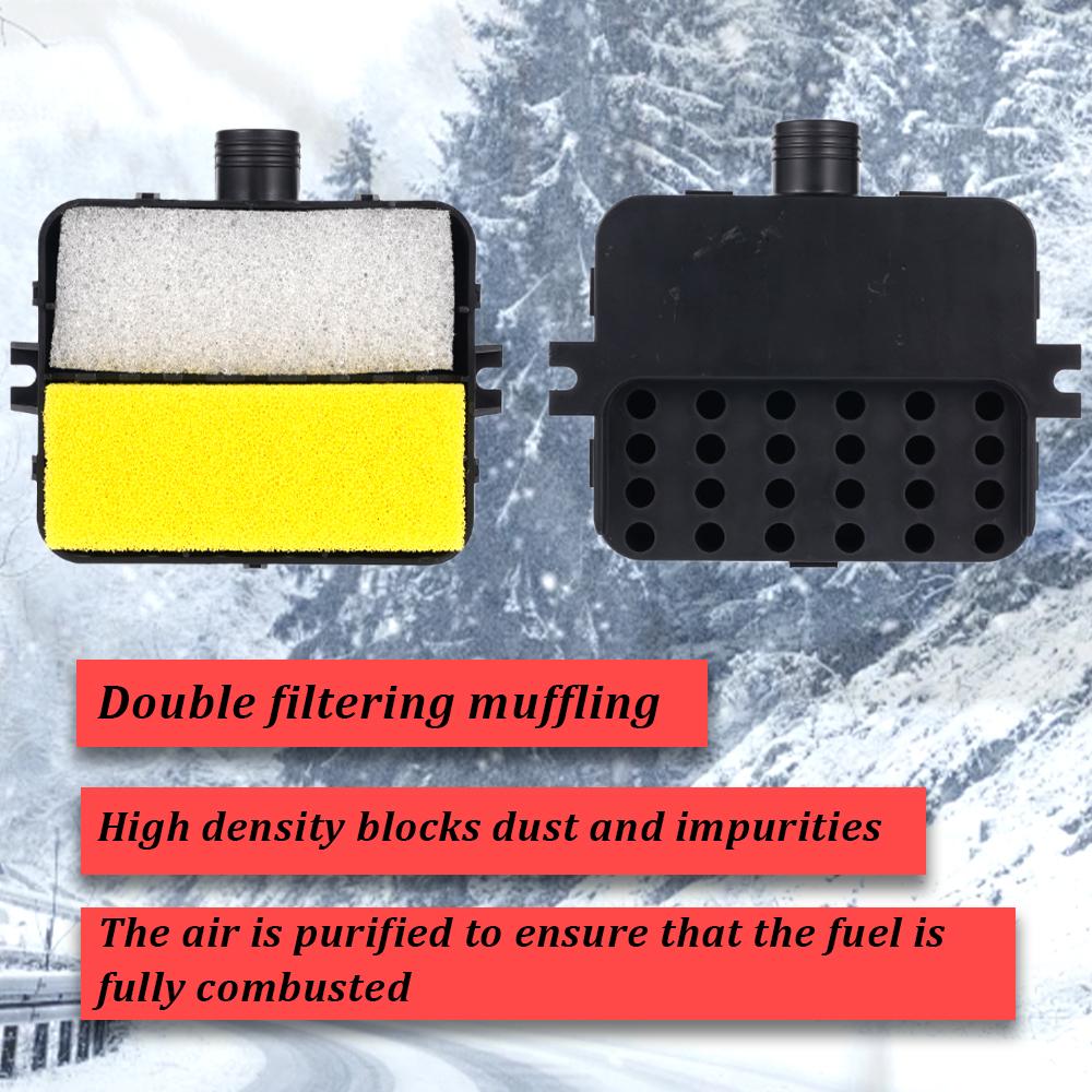 Parking Heater Universal Air Filter 12V 24V Suitable for 2KW 5KW 8KW Diesel Heaters High Heating Efficiency Car Accessories