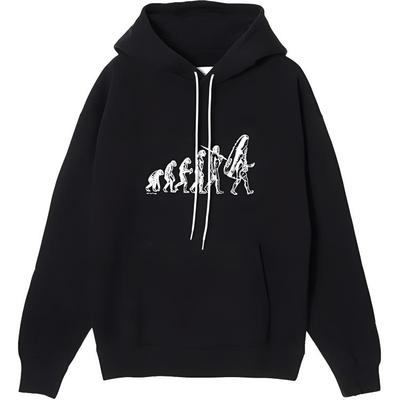 Nike Felpa con cappuccio con stampa umana e coulisse da uomo Nera FQ6898-010