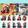 Creative Christmas Cat Hanging Ornament Acrylic Car Decoration For Holiday Cheer