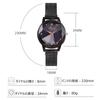 RORIOS Watch Watch Starry Sky Dial Glitter Waterproof Mesh Band Magnetic Buckle Quartz Casual Stylish Commuting To Work or School Black Women's