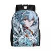 3D Printing E-Evangeliones Manga Backpack for Girls Boys School College Travel Bags Women Men Bookbag Fits 15 Inch Laptop