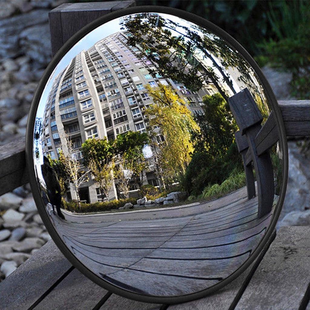 3 Sizes 180 Degrees 30/45/60cm Traffic Wide Angle Mirror Safety Outdoor Indoor Mirror Angle Convex Security Mirror Wall Dome Replacement