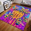 Dream Space Bee Honey Print Carpet for Living Room Bedroom Bedside Sofa Floor Mat Modern Home Decor Aisle Corridor Area Rug