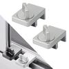 MAGPIE Window Lock Stoppers, 2-Pack, Anti-theft, Screen Door Lock, Sash Lock, Auxiliary Lock for Windows, Window Air Conditioner Lock, Safety Lock, Ch
