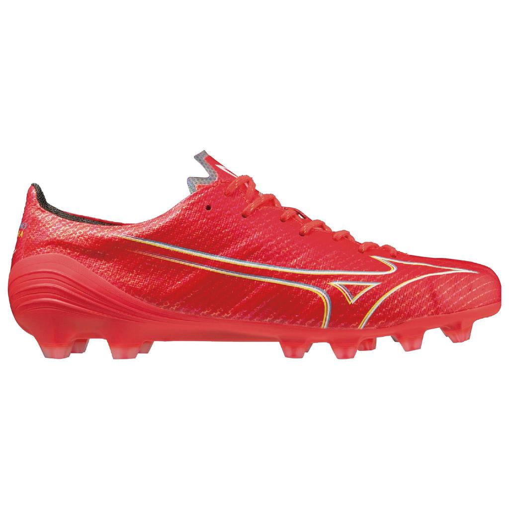 Mizuno Alpha Japan Fiery Coral Unisex Sneakers Red Fiery-Coral-2 White P1GA236064
