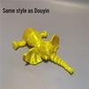 3D Printed Baby Elephant Figurine - Micro Landscape Ornament & Gift Model