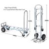 Heavy-Duty Aluminum Alloy Folding 2-in-1 Hand Truck