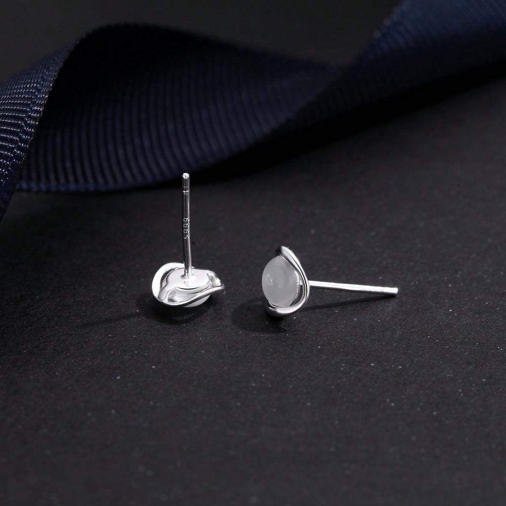 Fashion Earrings Female Mobius Light Luxury Temperament Light Luxury Ear Jewelry