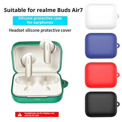Silikon Schutzhülle Für Realme Knospen Air 7 Anti-staub Abdeckung Stoßfest Protector Kopfhörer EINE G0M8