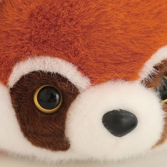 Yousheng Reversible Red Panda Plush Toy Soft Stuffed Animal for Kids Cuddling Companion Lightweight Decorative Pillow Gift for Birthday Christmas Play