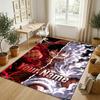 Personalized Crystal Velvet Carpet,One Piece Custom Printed Name, Plush Area Rug For Home Indoor Decor