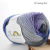 Gradient Rainbow Wool Knitted Jacket, Scarf & Shawl Yarn – Soft & Luxurious DIY Knitting Wool