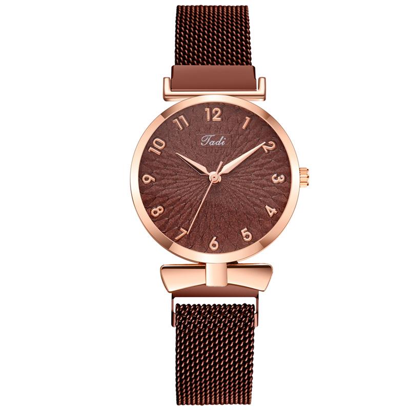 Women's Sunflower Fashion Watch with Magnetic Milanese Strap