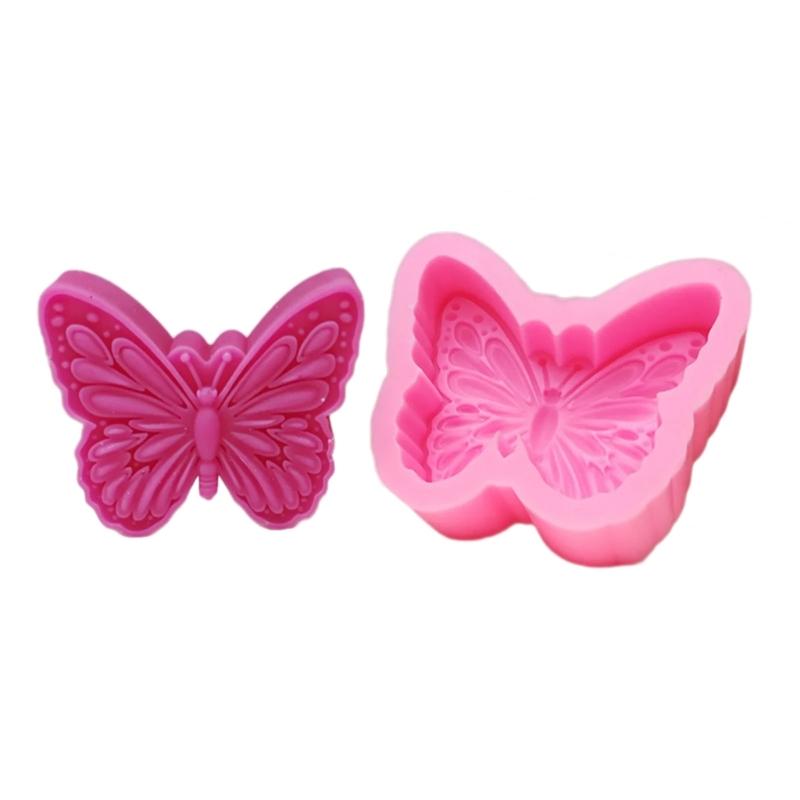 

Butterfly Silicones Mould Animal Candle Molds Casting Mould Baking Molds Craft Supplies for Chocolate Cake Decorations small