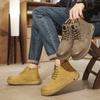 Men Boots Winter High Top Leather Shoes Fashion  Shoes Fashion Ankle Boots Business Casual Outdoor Shoes Male Sneakers New
