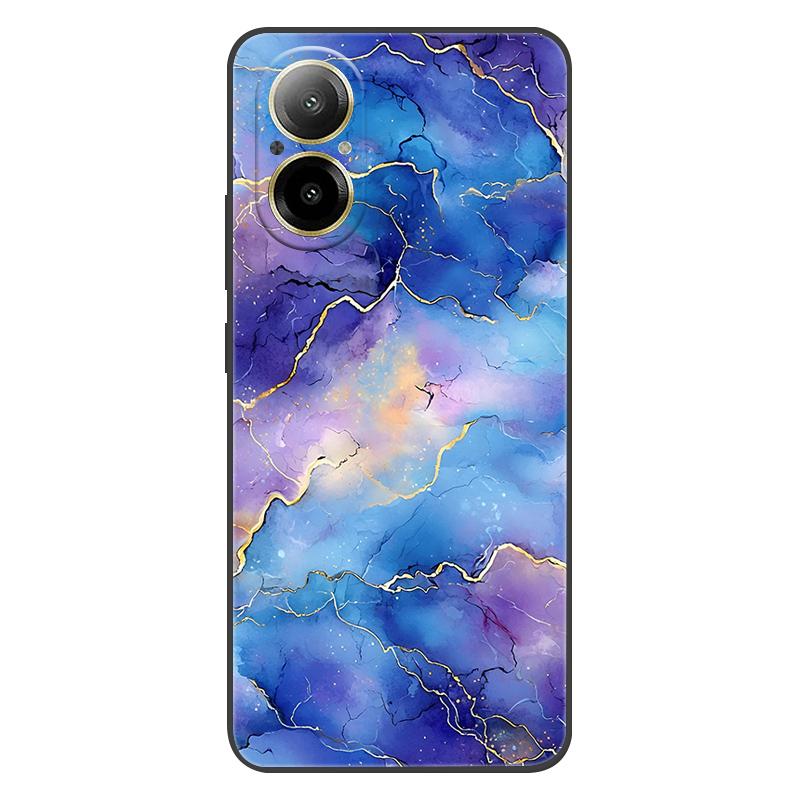 Pro Realme C67 4G C65 Pouzdro Mramorové Měkký Matný Silikonový Zadní Kryt Pro Realme C53 C55 Celé Tělo Telefonu RealmeC67 Coque Fundas