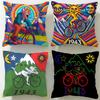 Classic Scientist Albert Hofmann Cushion Cover Soft  EasyWash Pillow Case  Versatile for Couch Bed Travel and Office