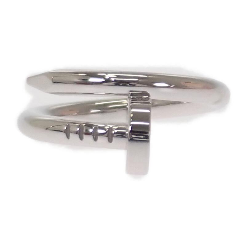 CARTIER  B4099250 #9(JP Size) 50 ring K18 white gold Women