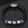 Herren Lederarmbänder Mode Charm Armreif Handgefertigtes Armband Schmuckstück mit Magnetverschluss Armbänder Männlich BB0129