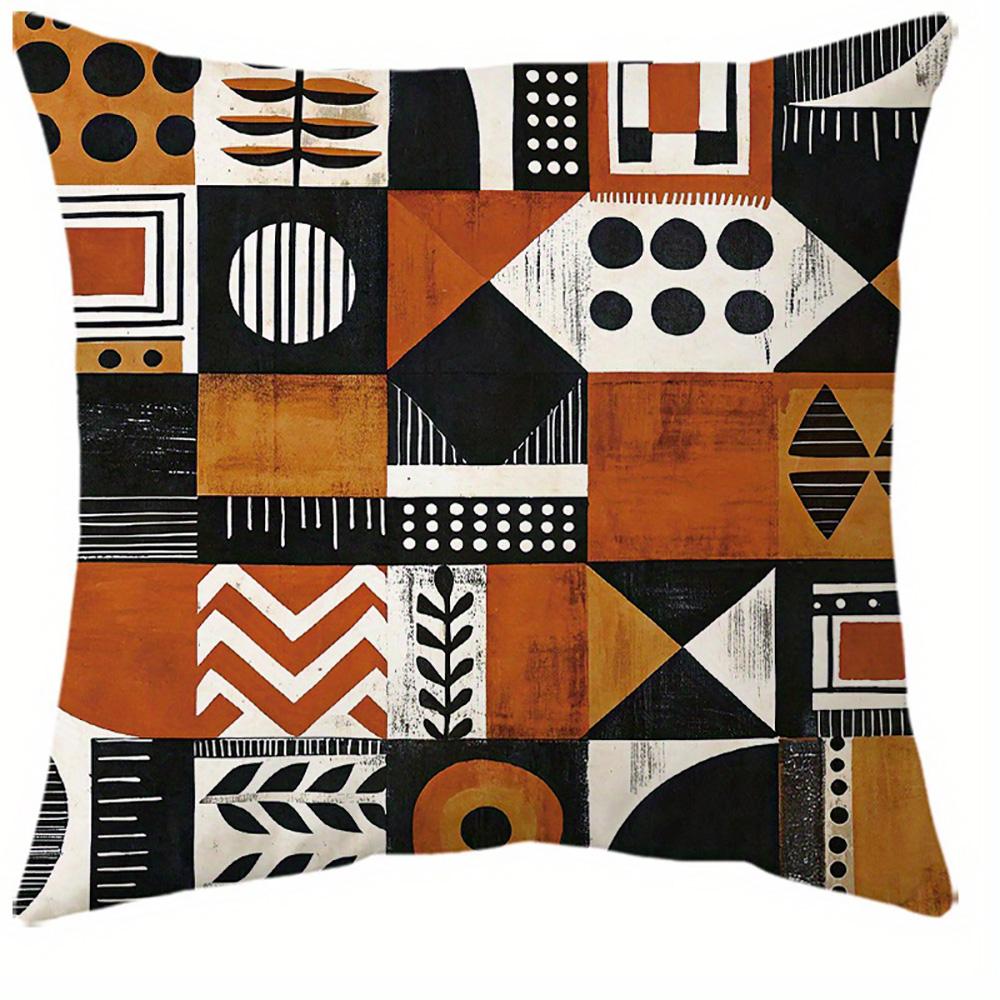 

1/4pcs African Patterned Pillow Covers Sofa cushion cover home bedroom room decoration 45x45cm-1pcs