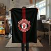 Man Utd Print FlAannel Blanket, High Quality Comfortable for All Seasons, Home Decor, Warmth and Comfort