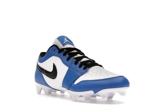 Jordan 1 TD Cleat Low White Black Royal - FJ6245-104