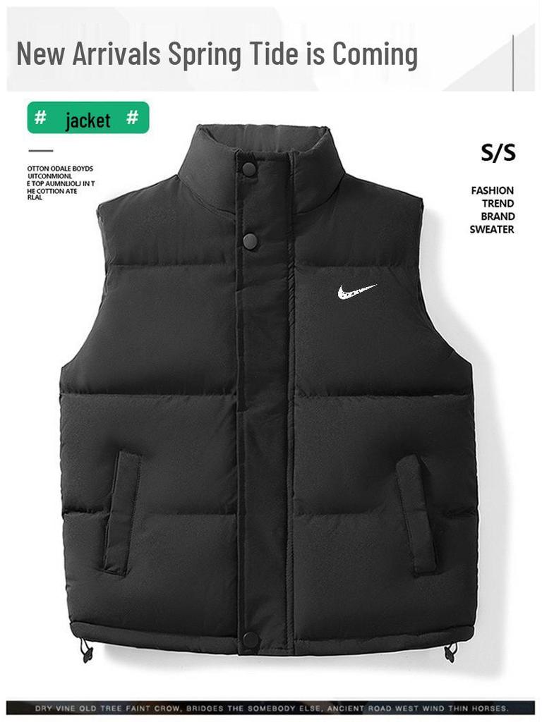 Chaleco Acolchado sin Mangas de Algodón para Hombre: Calor Invernal y Protección contra el Frío