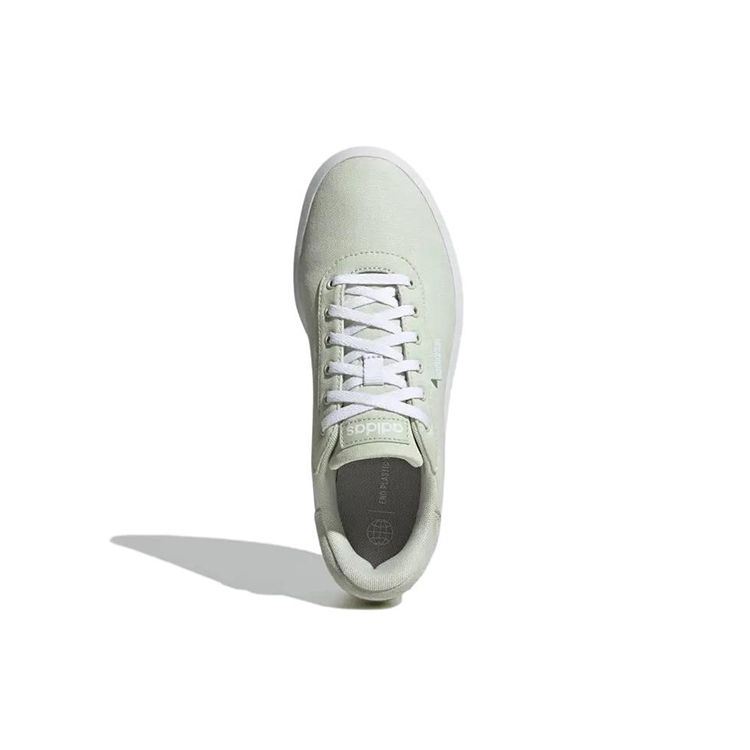Adidas Neo Grand Court Platform Canvas Thick Sole Non-Slip Wear-Resistant Low-Top Skate Shoes Women sneaker Green GW6907
