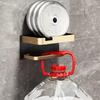Wall-Mounted Roll Paper Storage Rack Aluminum Toilet Paper Container Paper Towel Holder  Restaurant