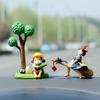 New Japanese My Neighbor Totoro Series Spirited Away Doll Hand Made Doll Pvc Car Interior Desktop Gift Micro Landscape Ornaments