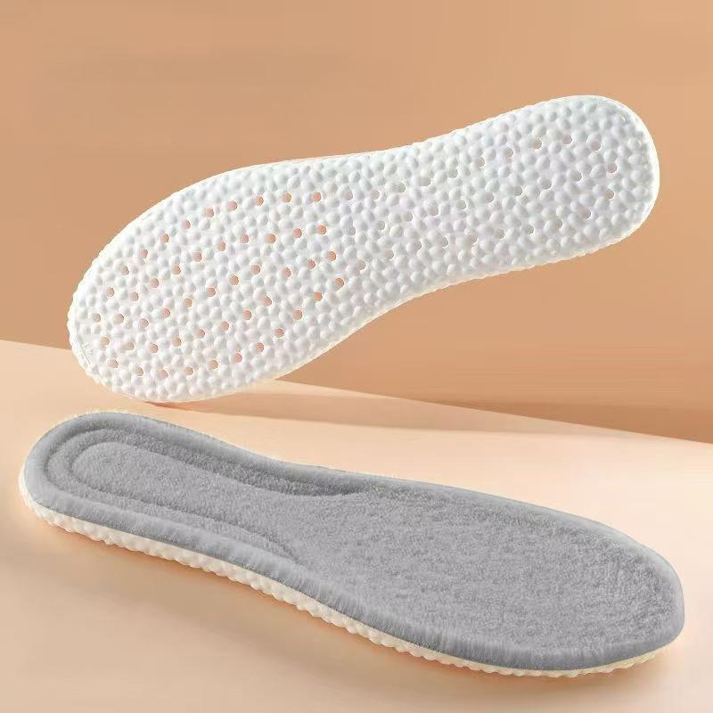 

2pcs Self Heated Thermal Insoles for Feet Winter Warm Wool Thermal Memory Foam for Men Women Sports Shoes Self-heating Shoe Pads 41-42