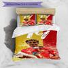 Lamine Yamal Soccer Star Number Bedding Set,Soft Bed Linen for Bedroom Home Decoration,Perfect Gift for Football Fans,Breathable Duvet Cover with Pill