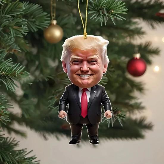 6 Stück Weihnachtsanhänger Cartoonfigur Anhänger mit Kordel Einfach aufzuhängen Weihnachten