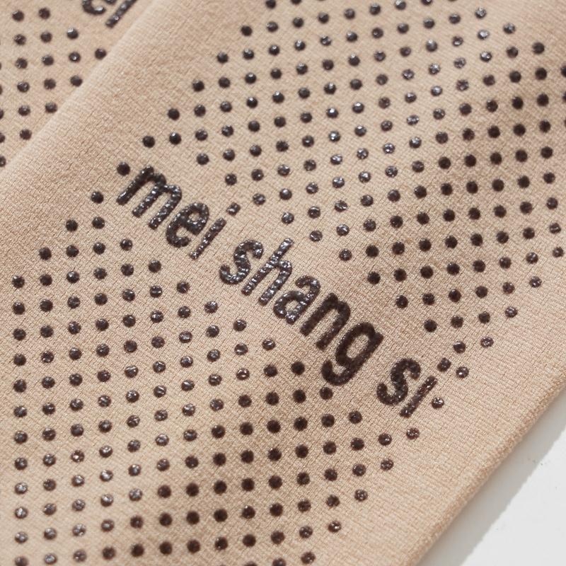 Women's Velvet Middle Socks Glue Dots Anti-slip Anti-snagging Stockings Thick Wear-resistant Floor Socks