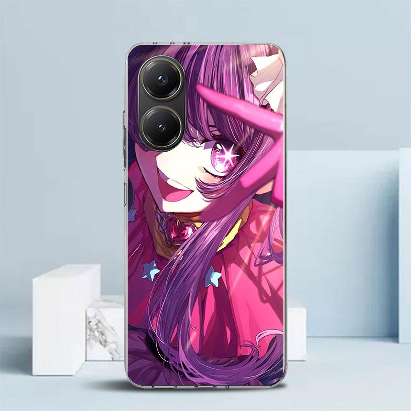 Oshi No Ko Soft Cover for Xiaomi Poco F7 Ultra X7 X6 X5 Pro M7 Phone Case Redmi 15 15C 13 13C 12 12C 10 10C Print Shell Poco X7