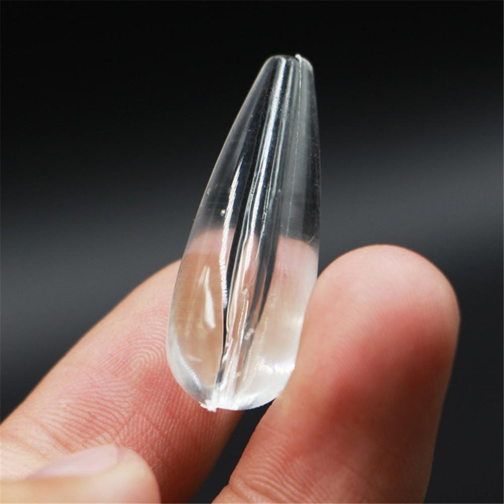 10pcs Clear Bombard Fishing Float Sinking-down Float Acrylic Lead Sinker Flying Bait Long Shot Throwing Aid Lure Fishing Tools