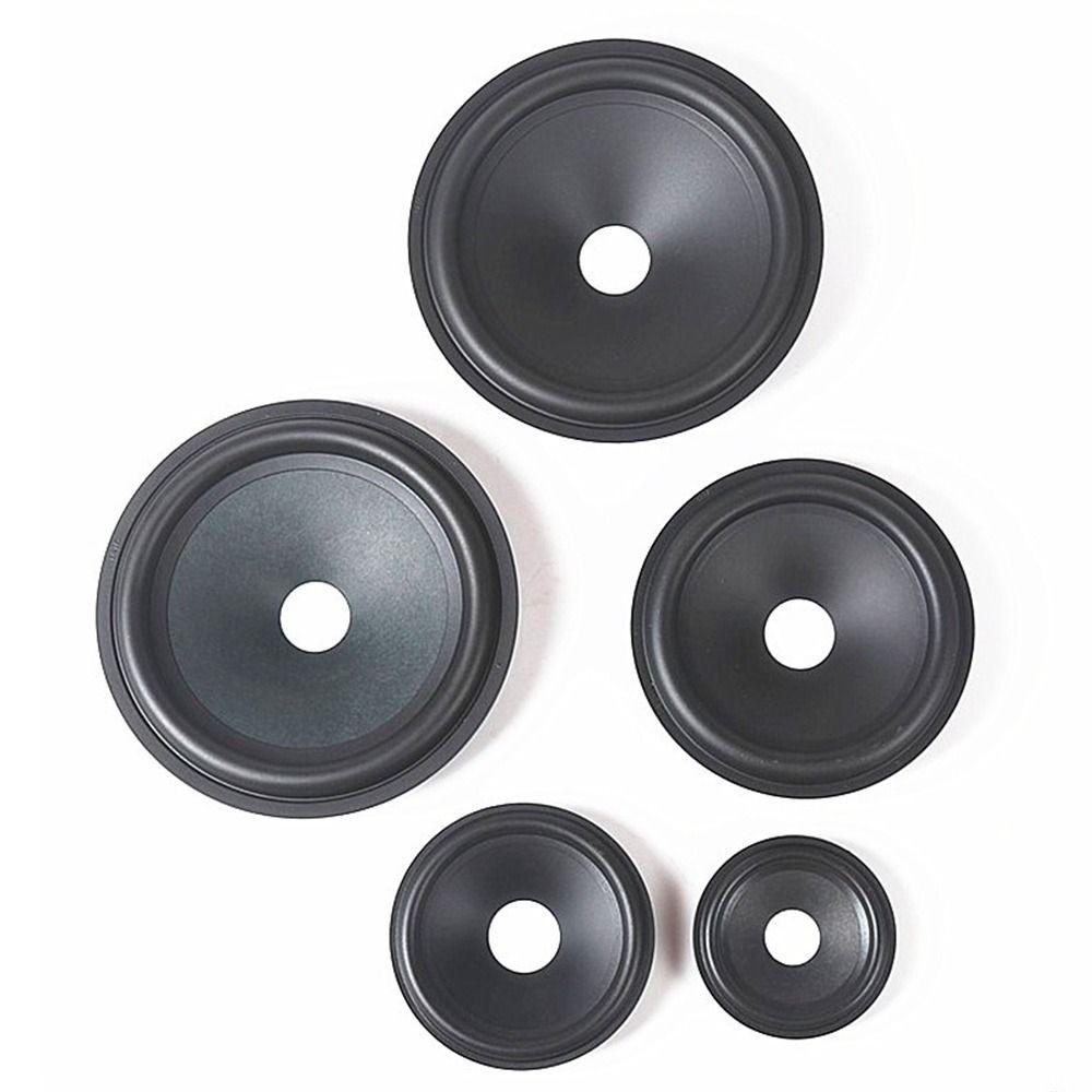 1Pcs 3/4/5/6.5/8/10/12inch Speaker Woofer Paper Cone Rubber Surround Black Voice Coil Repair Kit Matte Speaker Accessory
