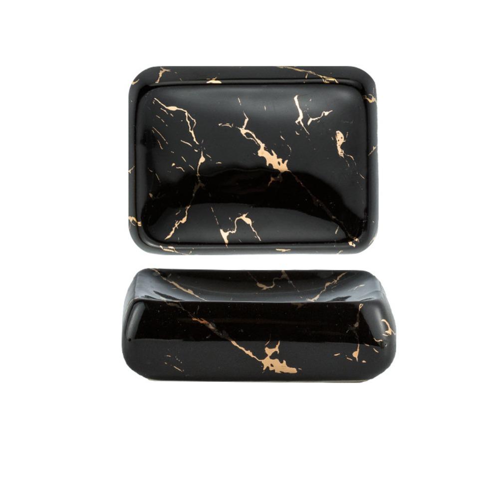 

Поднос для хранения вещей Роскошные аксессуары для душа Украшения для дома Керамическая мыльница Ванная комната