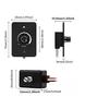 DC 12V LED Lamp Rotary Control Dimmer Switch Kit for Car RV Camper Trailer Van Truck Recreational Vehicles Marine Boat